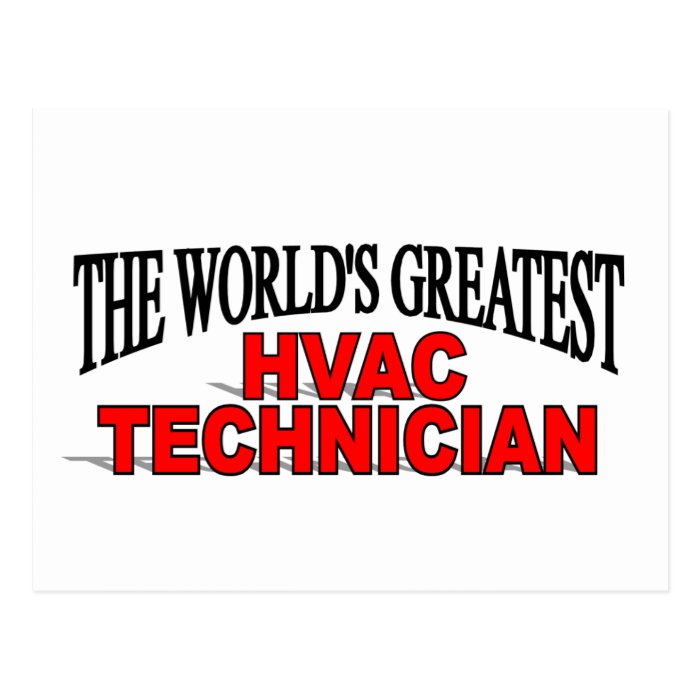 The World's Greatest HVAC Technician Postcards