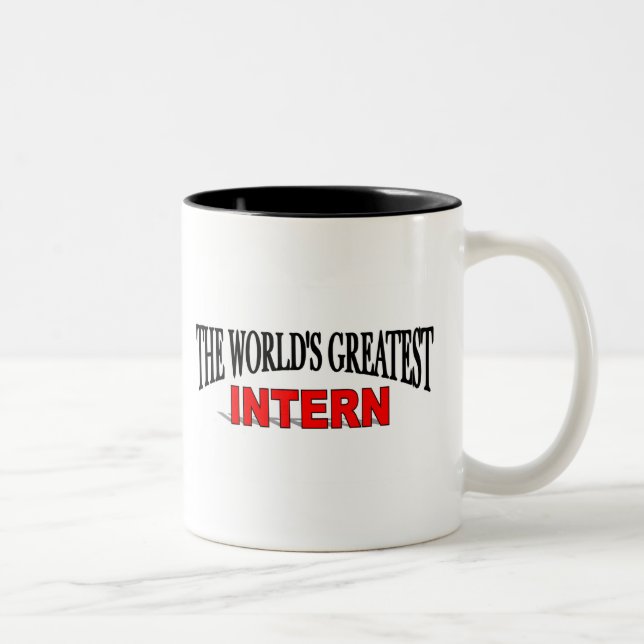 The World's Greatest Intern Two-Tone Coffee Mug (Right)