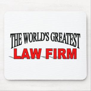 The World's Greatest Law Firm Mouse Pad