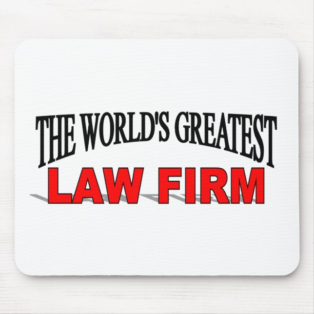 The World's Greatest Law Firm Mouse Pad (Front)