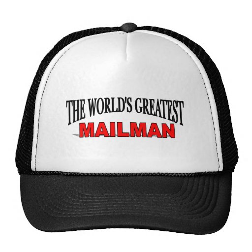 The World's Greatest Mailman Trucker Hat | Zazzle