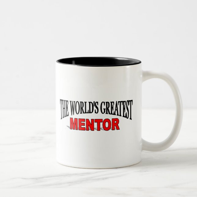 The World's Greatest Mentor Two-Tone Coffee Mug (Right)