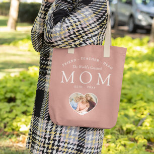 The World's Greatest Mom Friend Teacher Hero Tote Bag