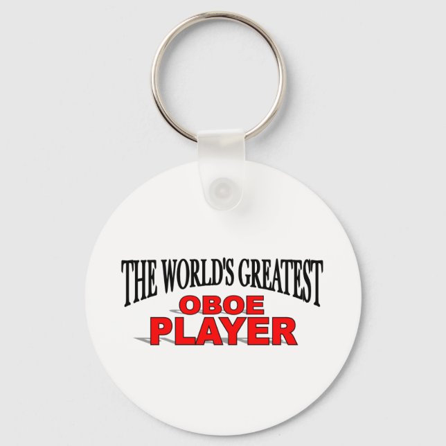 The World's Greatest Oboe Player Keychain (Front)