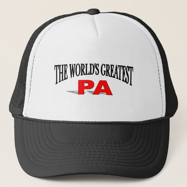 The World's Greatest Pa Trucker Hat (Front)