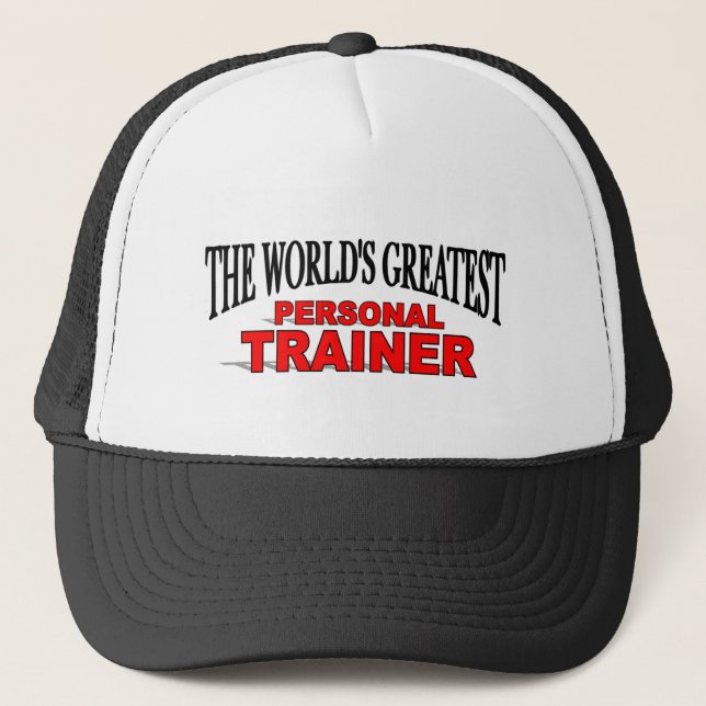 The World's Greatest Personal Trainer Trucker Hat (Front)