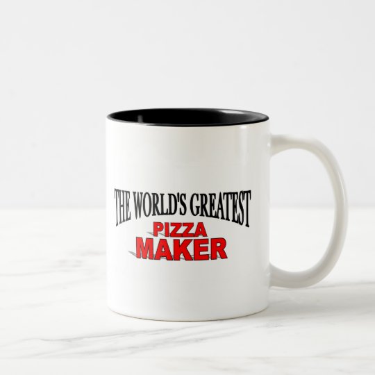 The World's Greatest Pizza Maker Two-Tone Coffee Mug