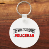 The World's Greatest Policeman Keychain (Front)