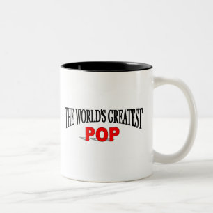 The World's Greatest Pop Two-Tone Coffee Mug