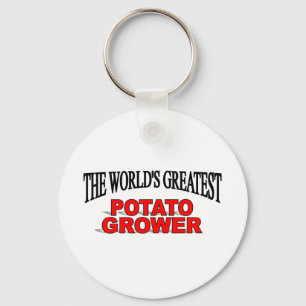 The World's Greatest Potato Grower Keychain