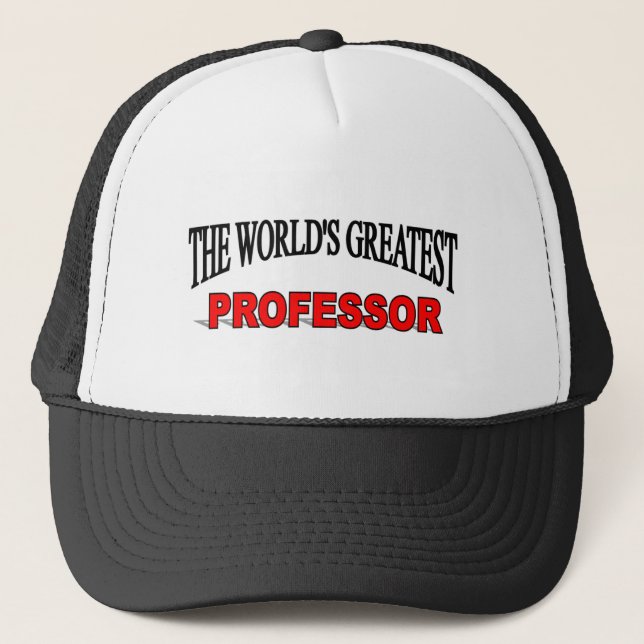 The World's Greatest Professor Trucker Hat (Front)