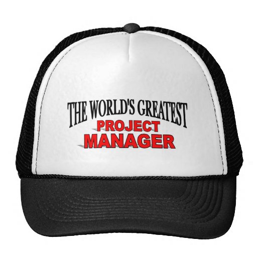 The World's Greatest Project Manager Trucker Hat | Zazzle