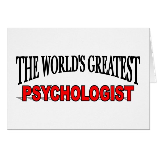 The World's Greatest Psychologist Card