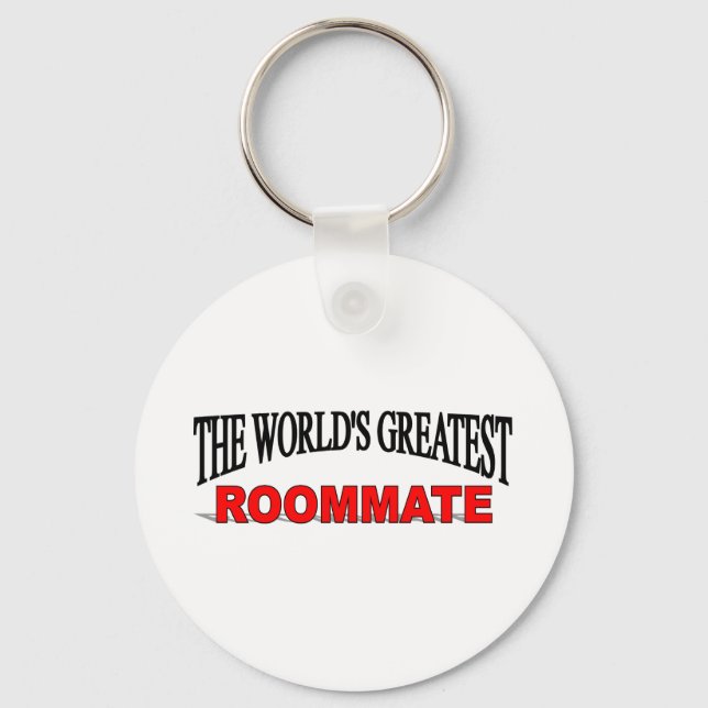 The World's Greatest Roommate Keychain (Front)
