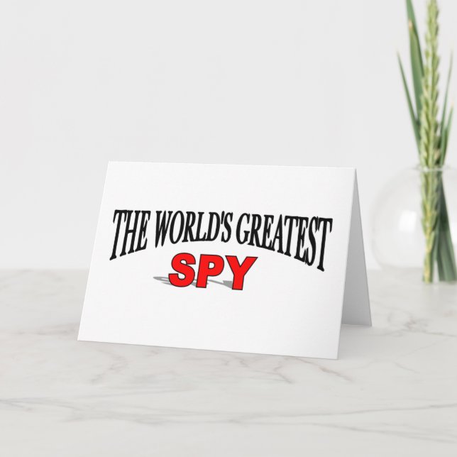 The World's Greatest Spy Card (Front)