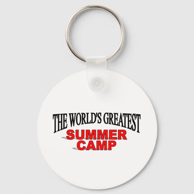 The World's Greatest Summer Camp Keychain (Front)