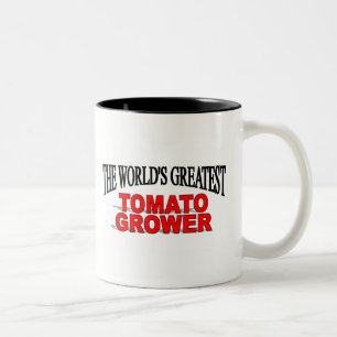 The World's Greatest Tomato Grower Two-Tone Coffee Mug