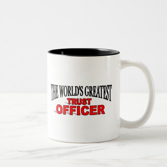 The World's Greatest Trust Officer Two-Tone Coffee Mug (Right)