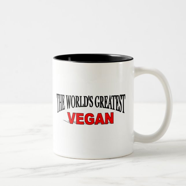 The World's Greatest Vegan Two-Tone Coffee Mug (Right)