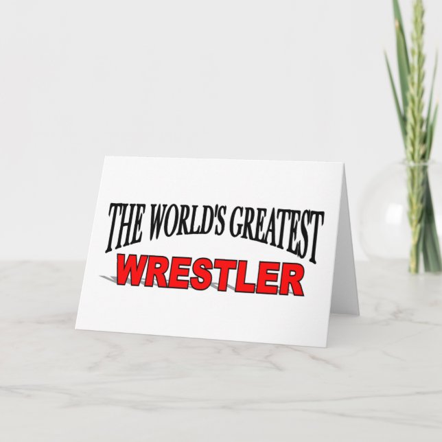 The World's Greatest Wrestler Card (Front)