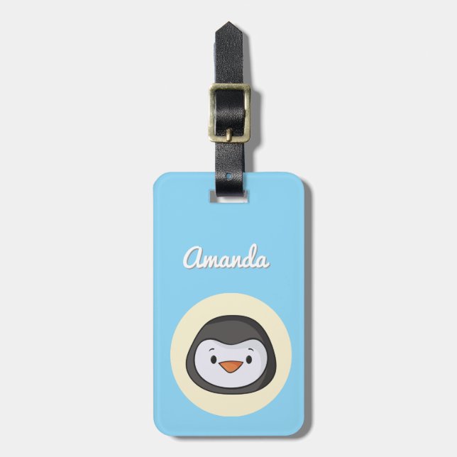 the world's most fabulous traveler. luggage tag (Front Vertical)