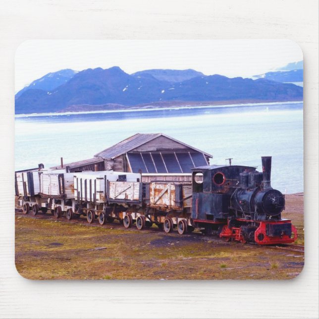 The world's northernmost train mouse pad (Front)