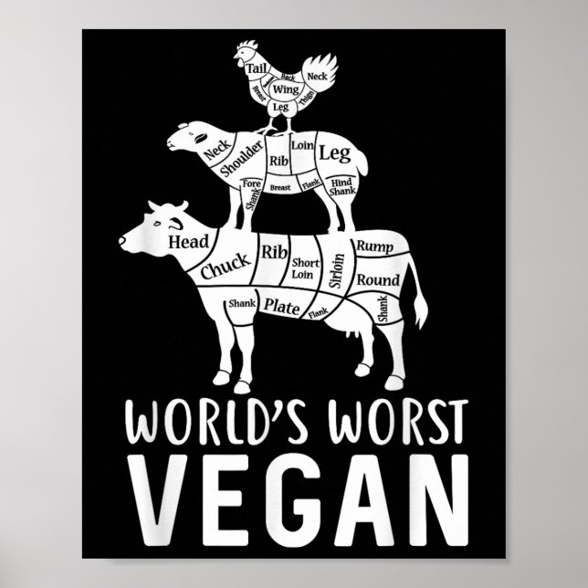 The Worlds Worst Vegan  Poster (Front)