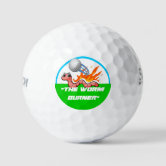 Yamato 6pcs Novelty Unique Designs Funny Golf Balls Colored Dual
