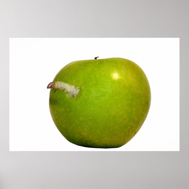 The worm in the apple poster (Front)