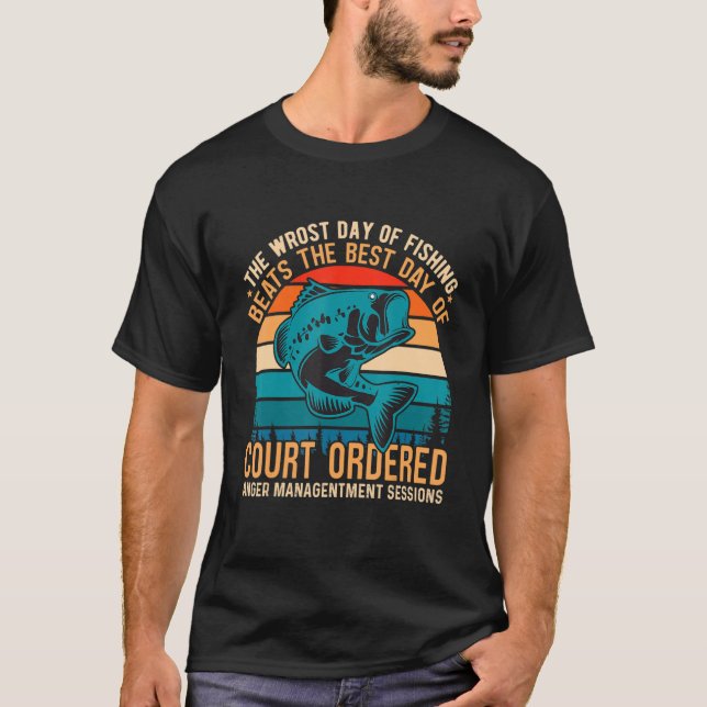 The Worst Day of Fishing Beats The Best Day of Cou T-Shirt (Front)