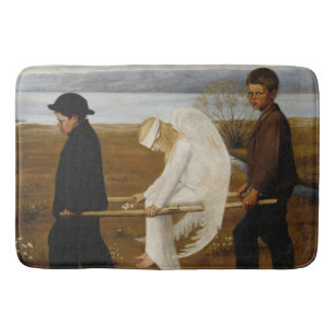The Wounded Angel (by Hugo Simberg) Bath Mat