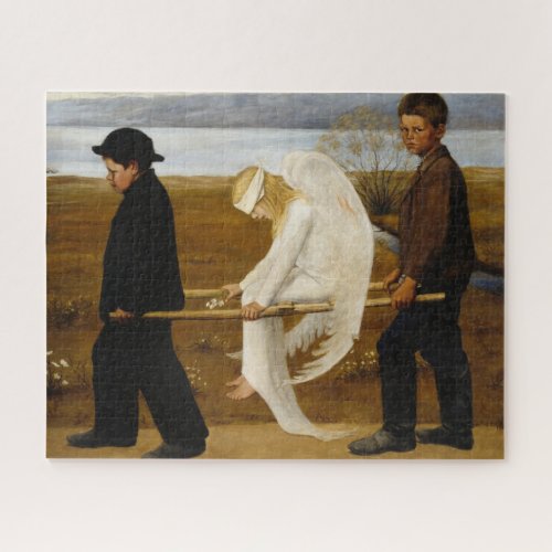 The Wounded Angel by Hugo Simberg Jigsaw Puzzle
