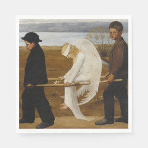 The Wounded Angel (by Hugo Simberg) Napkins