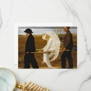 The Wounded Angel by Hugo Simberg Thank You Card