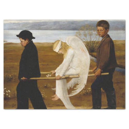 The Wounded Angel by Hugo Simberg Tissue Paper