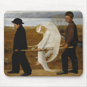 The Wounded Angel Mouse Pad