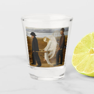 The Wounded Angel Shot Glass