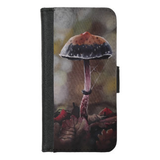 The Wounded Mushroom Mini iPhone 8/7 Wallet Case