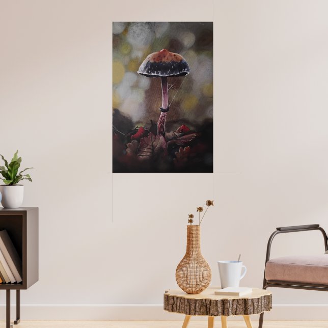 The Wounded Mushroom Poster (Living Room 3)