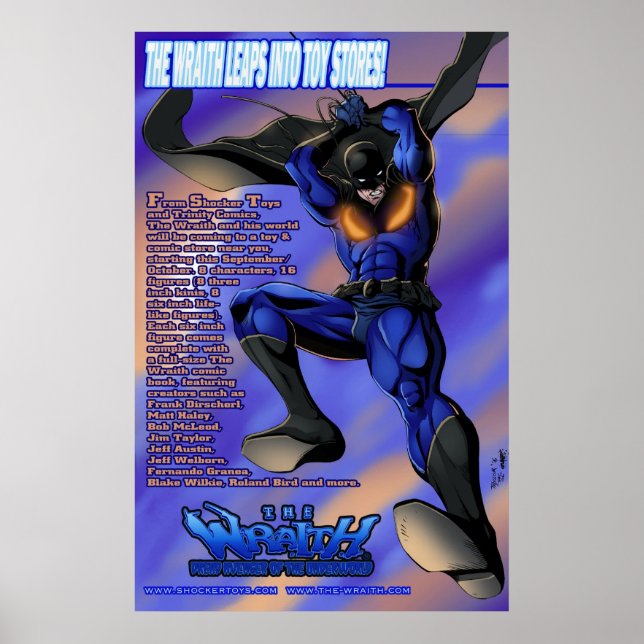 The Wraith Toy/Comic Poster (Front)