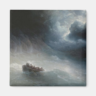 The Wrath of the Seas (by Ivan Aivazovsky) Magnet