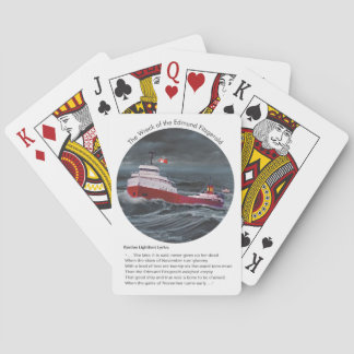 THE WRECK OF THE EDMUND FITZGERALD POKER CARDS