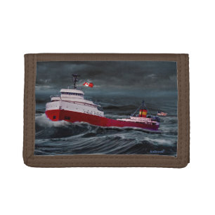 THE WRECK OF THE EDMUND FITZGERALD TRIFOLD WALLET