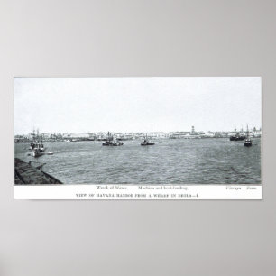 The Wreck of USS Maine Poster