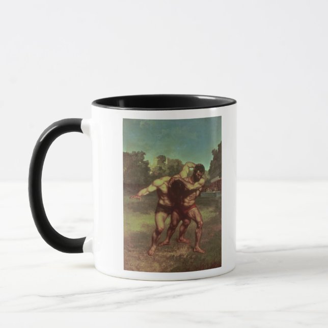 The Wrestlers, 1853 Mug (Left)