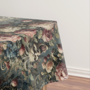 🌿 The Wretching Wreath – Gothic Large Pattern Tablecloth
