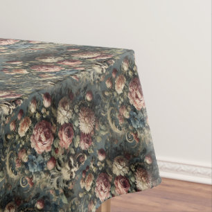 🌿 The Wretching Wreath – Gothic Medium Pattern Tablecloth