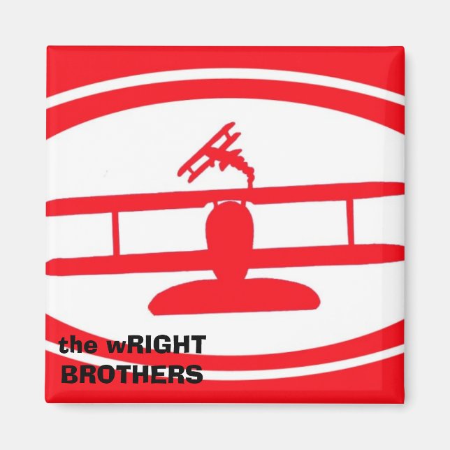 the wRIGHT BROTHERS magnent Magnet (Front)