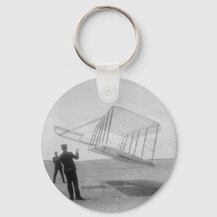 The Wright Brothers test flight Keychain