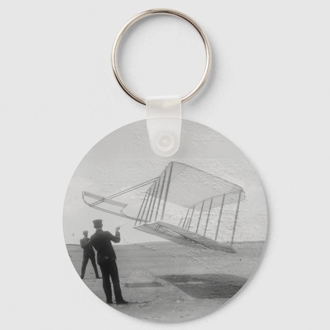 The Wright Brothers test flight Keychain (Front)